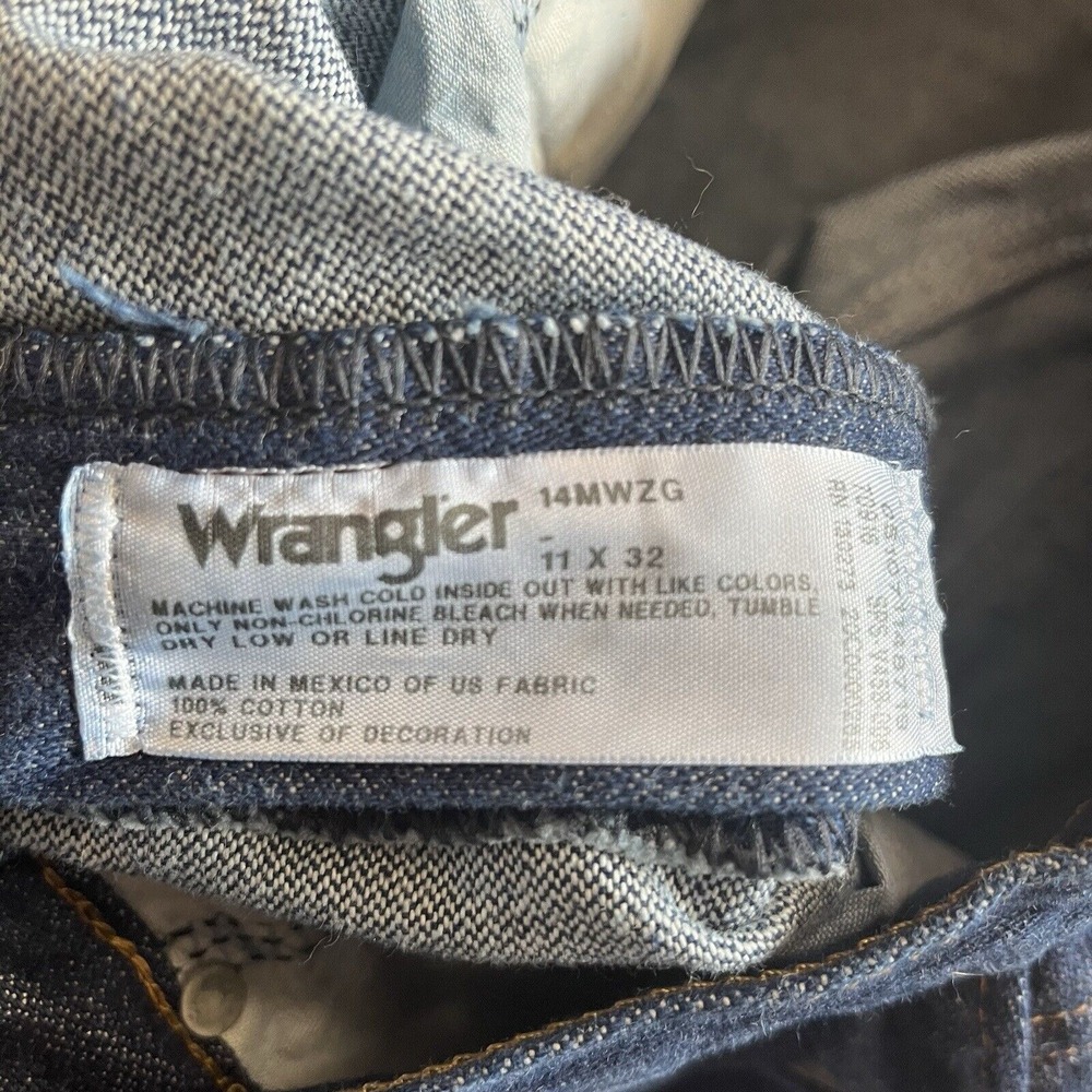 NWT Wrangler Cowboy Cut Slim Fit Jeans Women's ‎ Sz 11x32 Western Workwear Denim - Picture 9 of 10